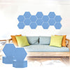 Acepunch Adhesive Velcro Mix And Match Hexagon Felt Wall Panel AP1224