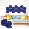 Acepunch Adhesive Velcro Mix And Match Hexagon Felt Wall Panel AP1224