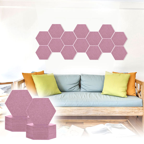 Acepunch Adhesive Velcro Mix And Match Hexagon Felt Wall Panel AP1224