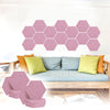 Acepunch Adhesive Velcro Mix And Match Hexagon Felt Wall Panel AP1224