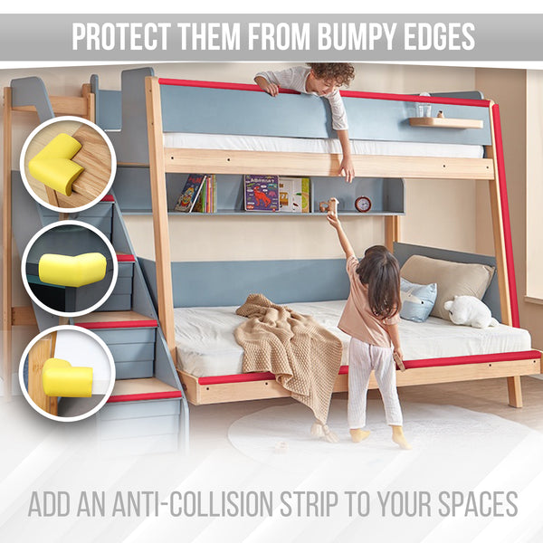 Acepunch 3Pcs L Shape Anti-collision Corner Cover/Protector - AP1365