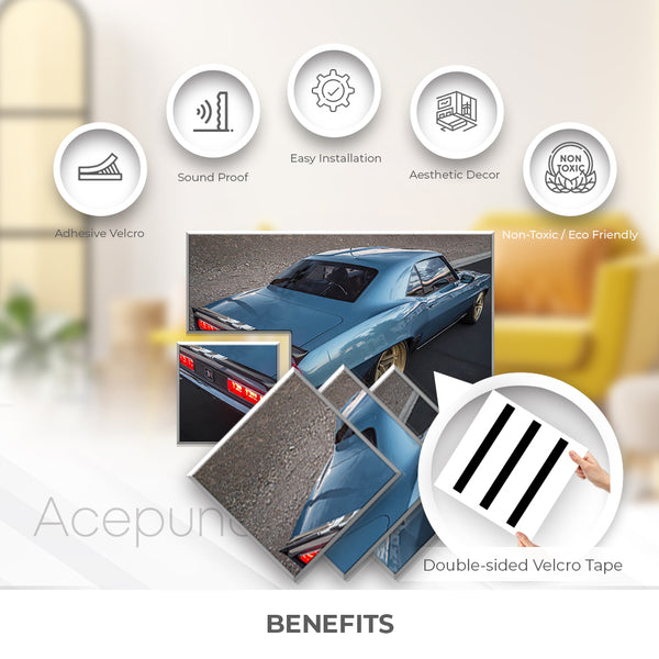 Acepunch Car Velcro Felt Art Wall Panels AP1227