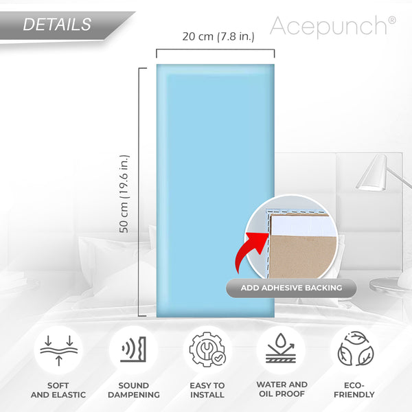 Acepunch Vibrant Leather Wall Anti Collision Headboard - AP1368