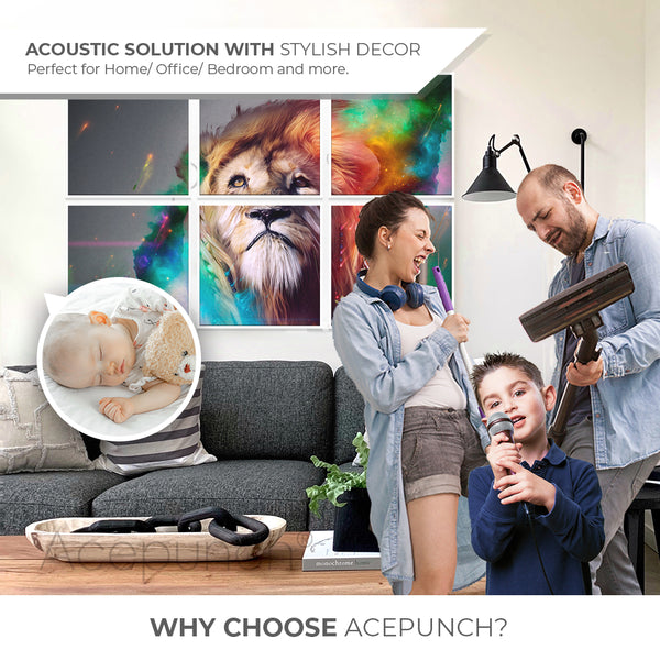 Acepunch Animal Velcro Felt Art Wall Panels AP1225