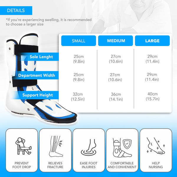 Lightweight Outdoor Walking Boot for Sprain Ankle & Broken Foot - MO30018