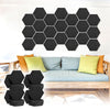 Acepunch Adhesive Velcro Mix And Match Hexagon Felt Wall Panel AP1224