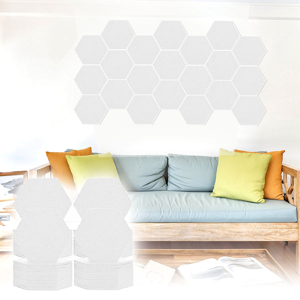 Acepunch Adhesive Velcro Mix And Match Hexagon Felt Wall Panel AP1224