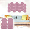 Acepunch Adhesive Velcro Mix And Match Hexagon Felt Wall Panel AP1224