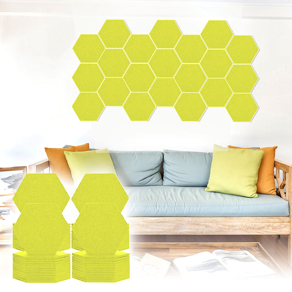 Acepunch Adhesive Velcro Mix And Match Hexagon Felt Wall Panel AP1224