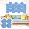 Acepunch Adhesive Velcro Mix And Match Hexagon Felt Wall Panel AP1224