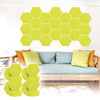 Acepunch Adhesive Velcro Mix And Match Hexagon Felt Wall Panel AP1224