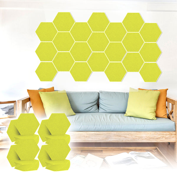 Acepunch Adhesive Velcro Mix And Match Hexagon Felt Wall Panel AP1224