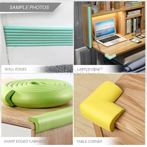 Acepunch 3Pcs L Shape Anti-collision Corner Cover/Protector - AP1365