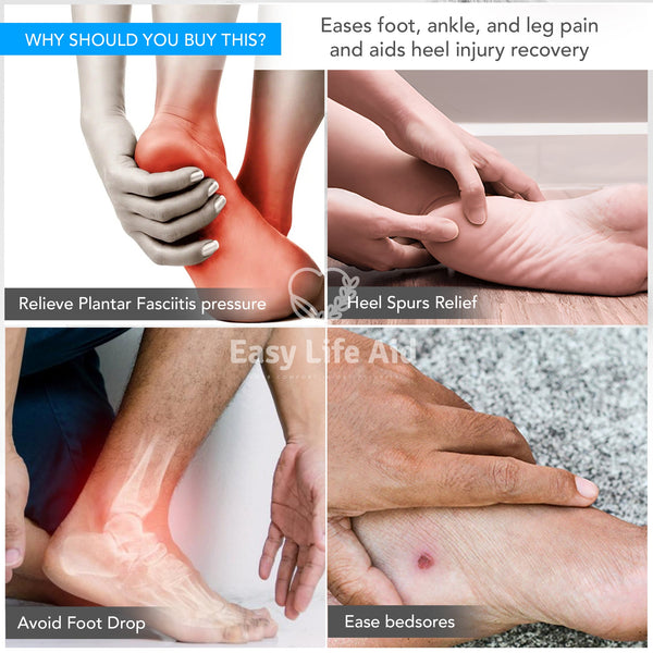 Heel Protector Cushion with Zero-Pressure Support | Pressure Relieving Pillow - MO30014