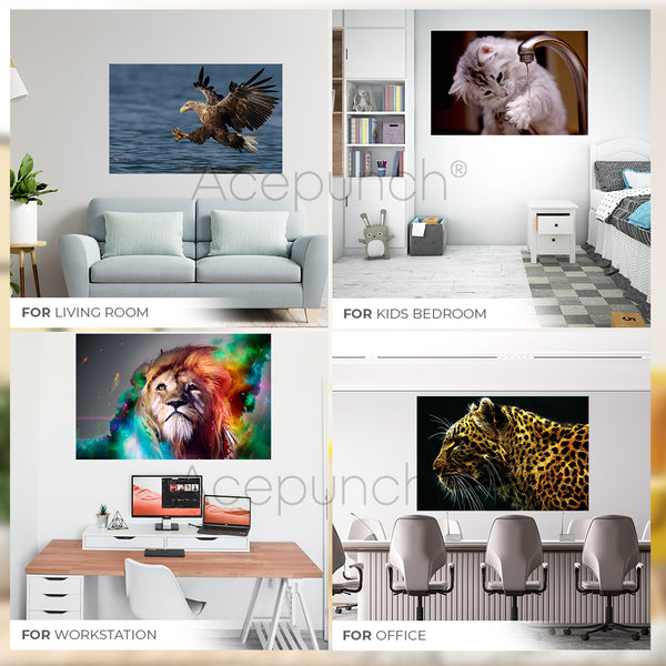 Acepunch Animal Velcro Felt Art Wall Panels AP1225