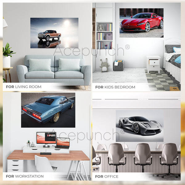 Acepunch Car Velcro Felt Art Wall Panels AP1227