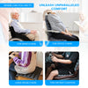 2-in-1 Inflatable 3D Ergonomic Wheelchair Cushion for Pressure Relief and Cooling Comfort- MO30011