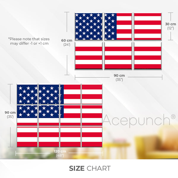 Acepunch Flag Velcro Felt Art Wall Panels AP1229
