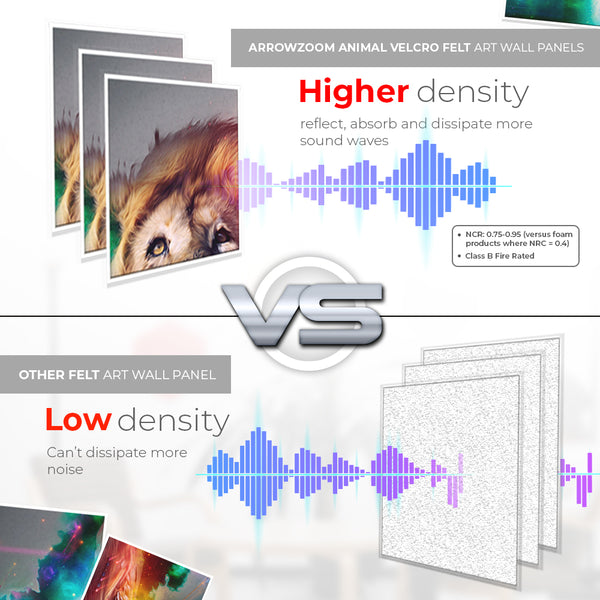 Acepunch Animal Velcro Felt Art Wall Panels AP1225