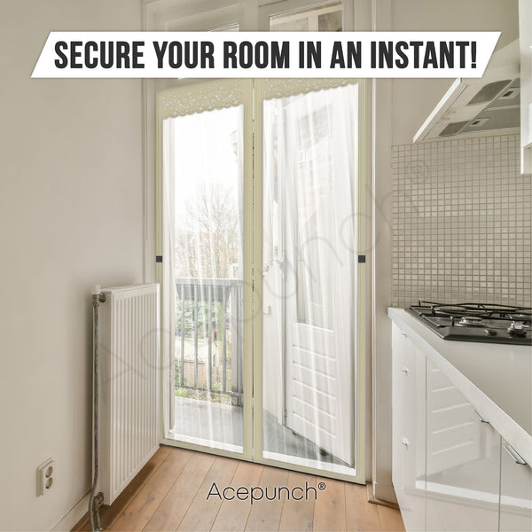 Acepunch Easy DIY Magnetic Indoor/Outdoor PVC Strip Curtain Screen Door AP1326