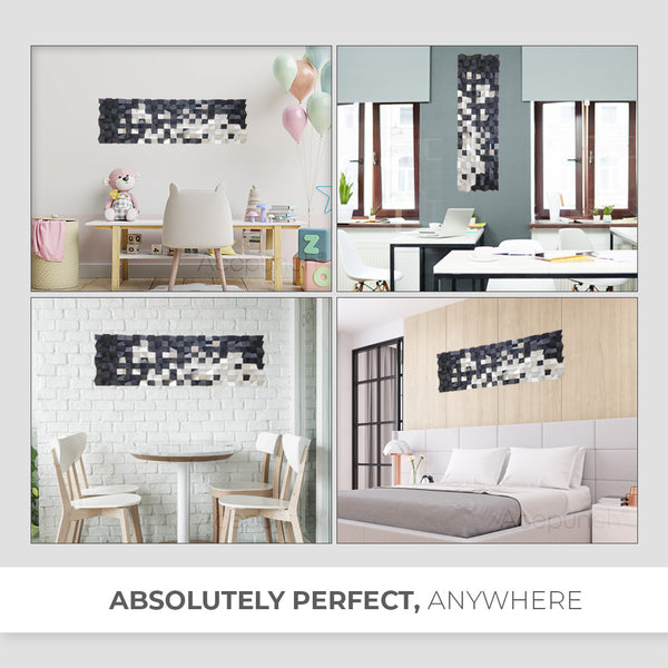 Acepunch 3D Multi-Color Geometric Wood Art Dalmatia AP1296