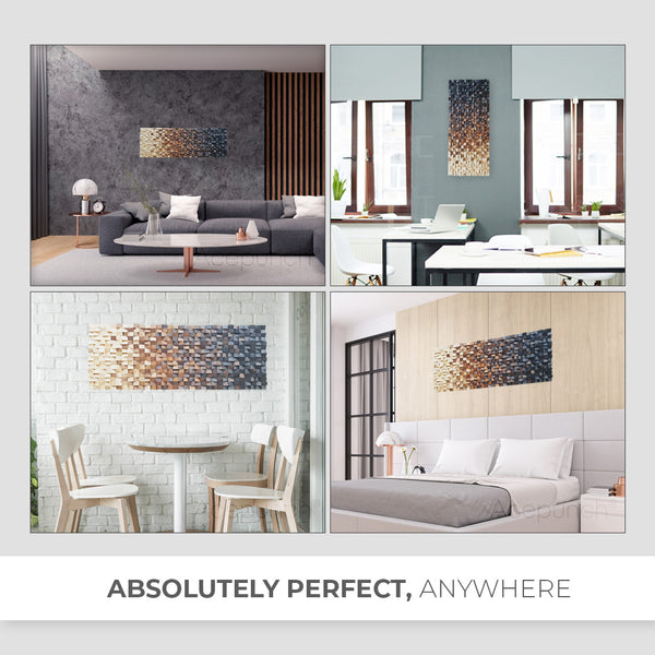 Acepunch 3D Multi-Color Geometric Wood Art Pompeii AP1303