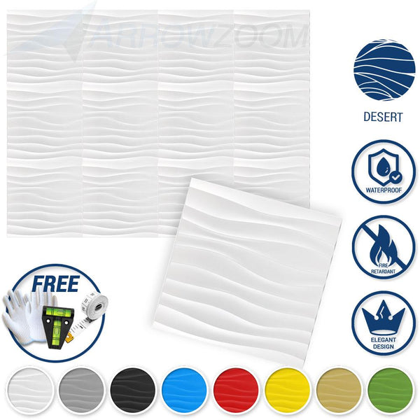 Acepunch Textured PVC 3D Wall Panel Desert Design - AP1213