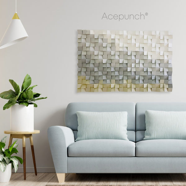 Acepunch 3D Multi-Color Geometric Wood Art Horizon AP1297