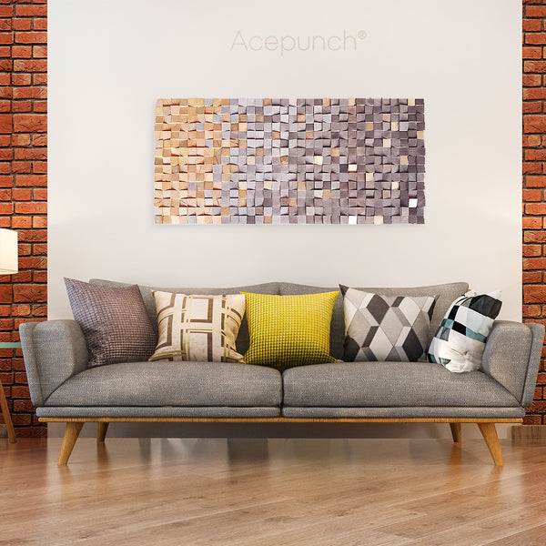 Acepunch 3D Multi-Color Geometric Wood Art Toast AP1300