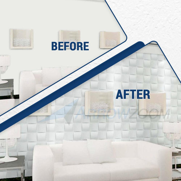 Acepunch Textured PVC 3D Wall Panel 16 Cube Design - AP1210