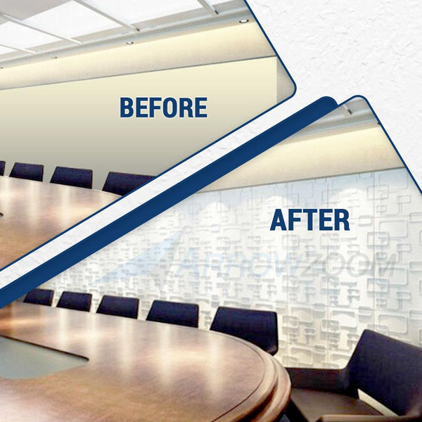 Acepunch Textured PVC 3D Wall Panel Buckle Design - AP1209