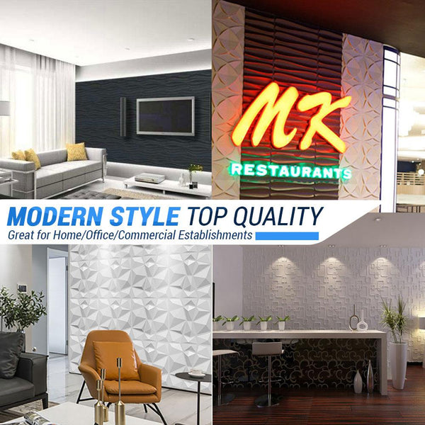 Acepunch Textured PVC 3D Wall Panel Buckle Design - AP1209