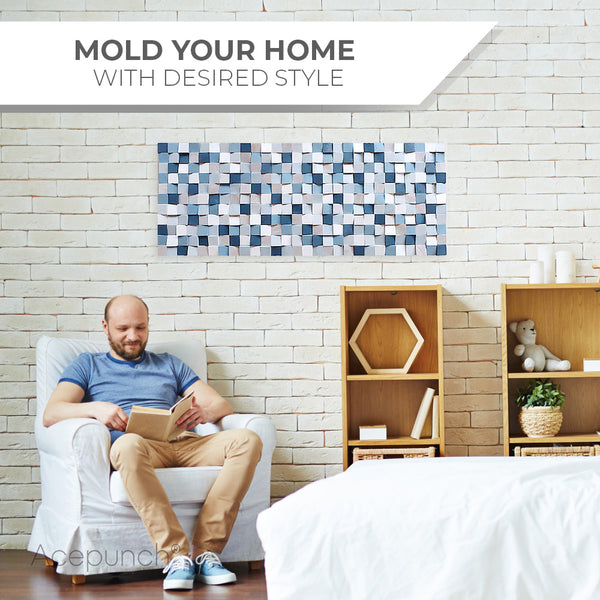 Acepunch 3D Multi-Color Geometric Wood Art Arctic AP1299