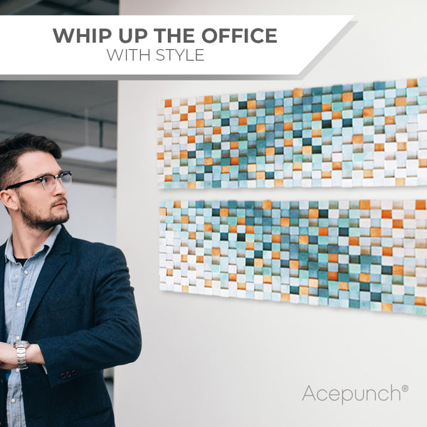 Acepunch 3D Multi-Color Geometric Wood Art High Tide AP1302