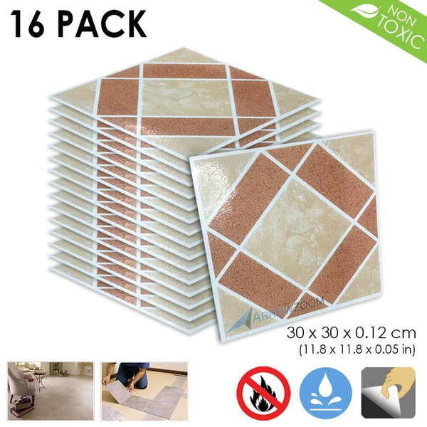 Arrowzoom PVC Vinyl Floor Tile Series Basic Ceramic Pattern 30 x 30 cm KK1175