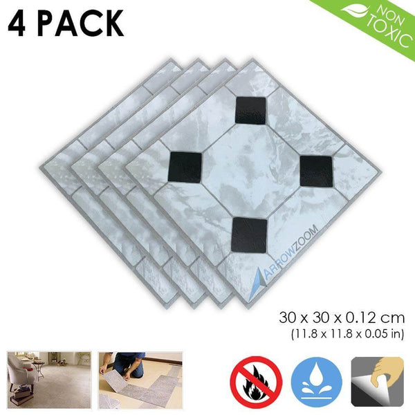 Arrowzoom PVC Vinyl Floor Tile Series Fancy Porcelain Pattern 30 x 30 cm KK1175