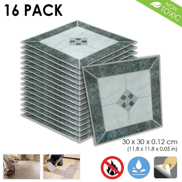 Arrowzoom PVC Vinyl Floor Tile Series Glamorous Ceramic Pattern 30 x 30 cm KK1175