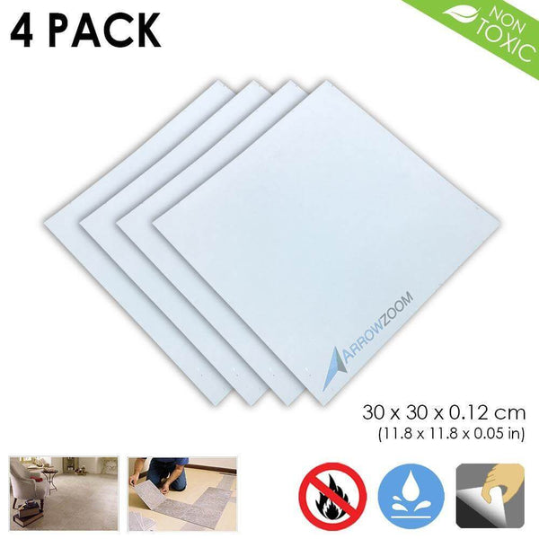 Arrowzoom PVC Vinyl Floor Tile Series White Marble Pattern 30 x 30 cm KK1175