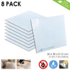 Arrowzoom PVC Vinyl Floor Tile Series White Marble Pattern 30 x 30 cm KK1175