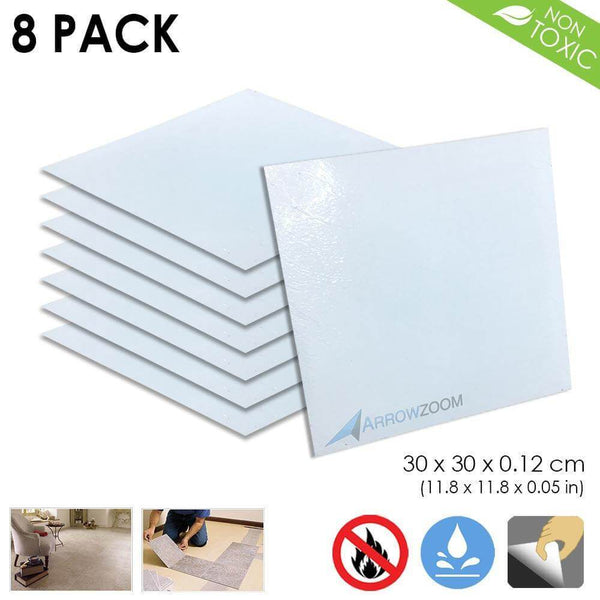 Arrowzoom PVC Vinyl Floor Tile Series White Marble Pattern 30 x 30 cm KK1175