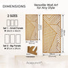 Acepunch Dimensional Khaki Wood Wall Art Decor AP1285