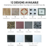 Arrowzoom PVC Vinyl Floor Tile Series Fancy Porcelain Pattern 30 x 30 cm KK1175