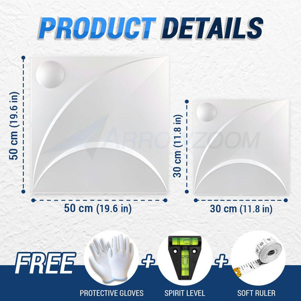 Acepunch Textured PVC 3D Wall Panel Meteor Design - AP1217