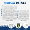 Arrowzoom Textured PVC 3D Wall Panel 16 Cube Design KK1210