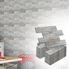 Acepunch Aged Look Lumber Sheet Adhesive Peel and Stick PVC Tile Backsplash - AP1345