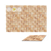 Acepunch Trendy Lumber Yellow  Mosaic Wall Decoration 30 x 30cm (12 x 12in)-AP1364