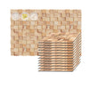 Acepunch Trendy Lumber Yellow  Mosaic Wall Decoration 30 x 30cm (12 x 12in)-AP1364