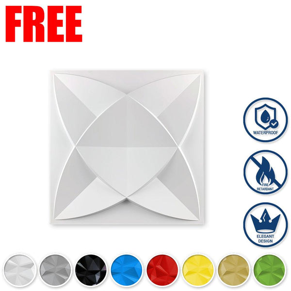 1 Pc SAMPLE Small PVC 3D Wall Panel