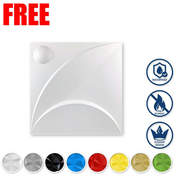 1 Pc SAMPLE Small PVC 3D Wall Panel