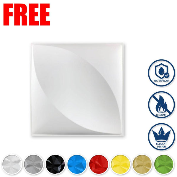 1 Pc SAMPLE Small PVC 3D Wall Panel